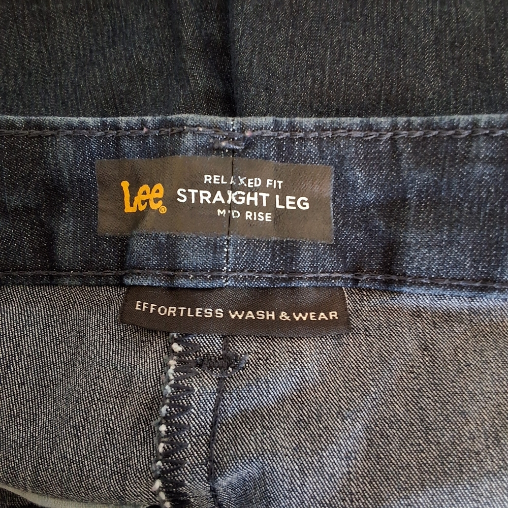 LEE STRIGHT LEG MID RISE JEANS - Picture 6 of 8